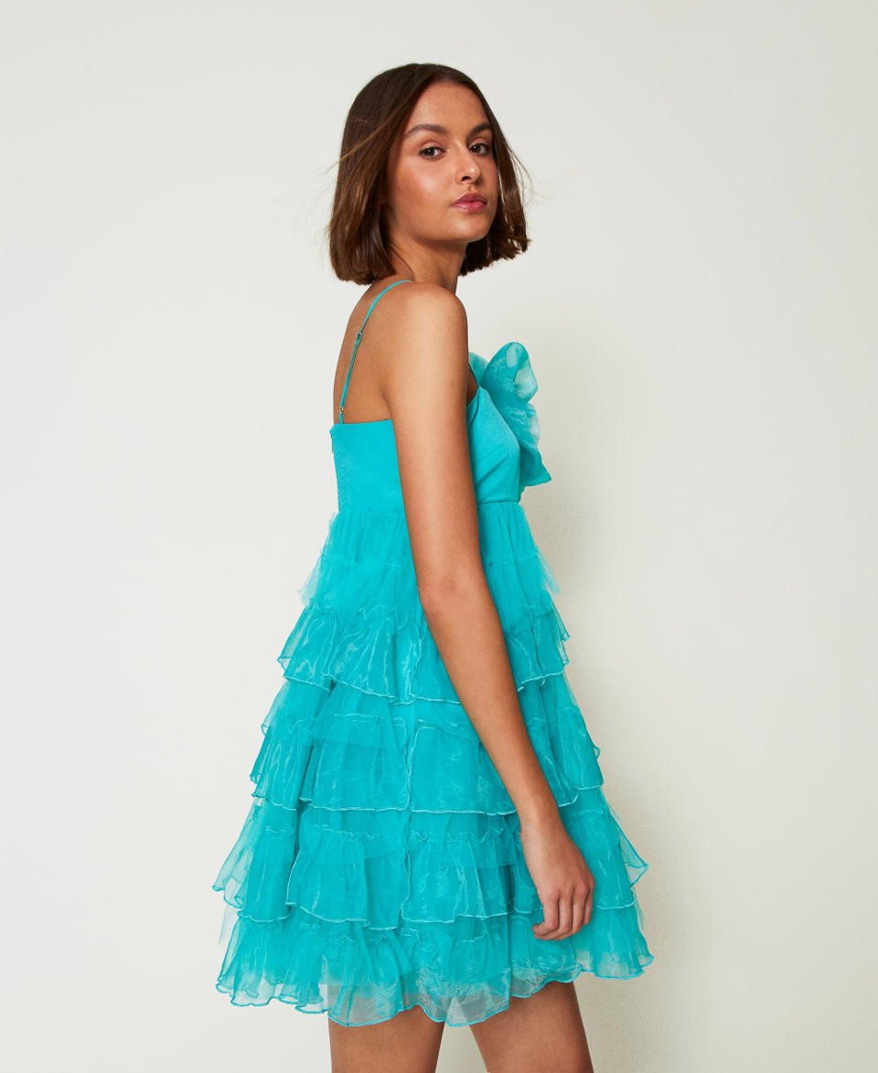 Twin Set Abito corto in tulle e organza Affare Del Giorno