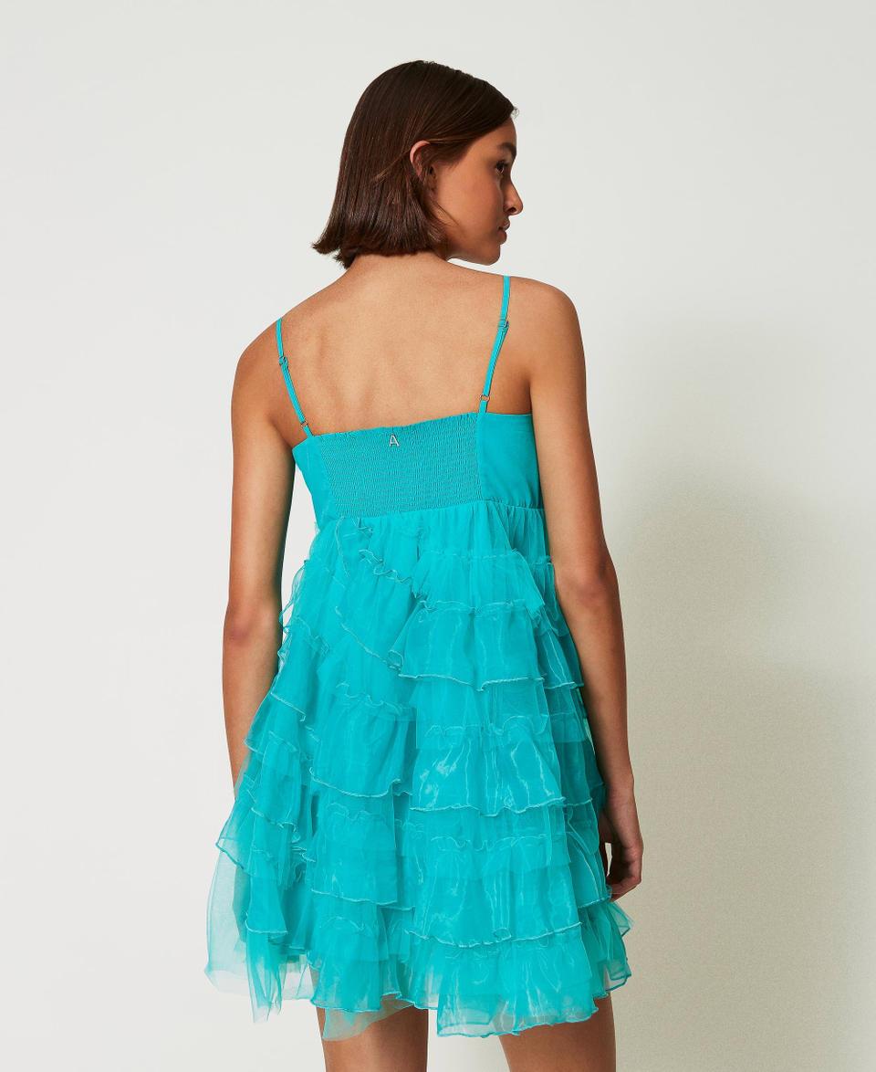 Twin Set Abito corto in tulle e organza Affare Del Giorno