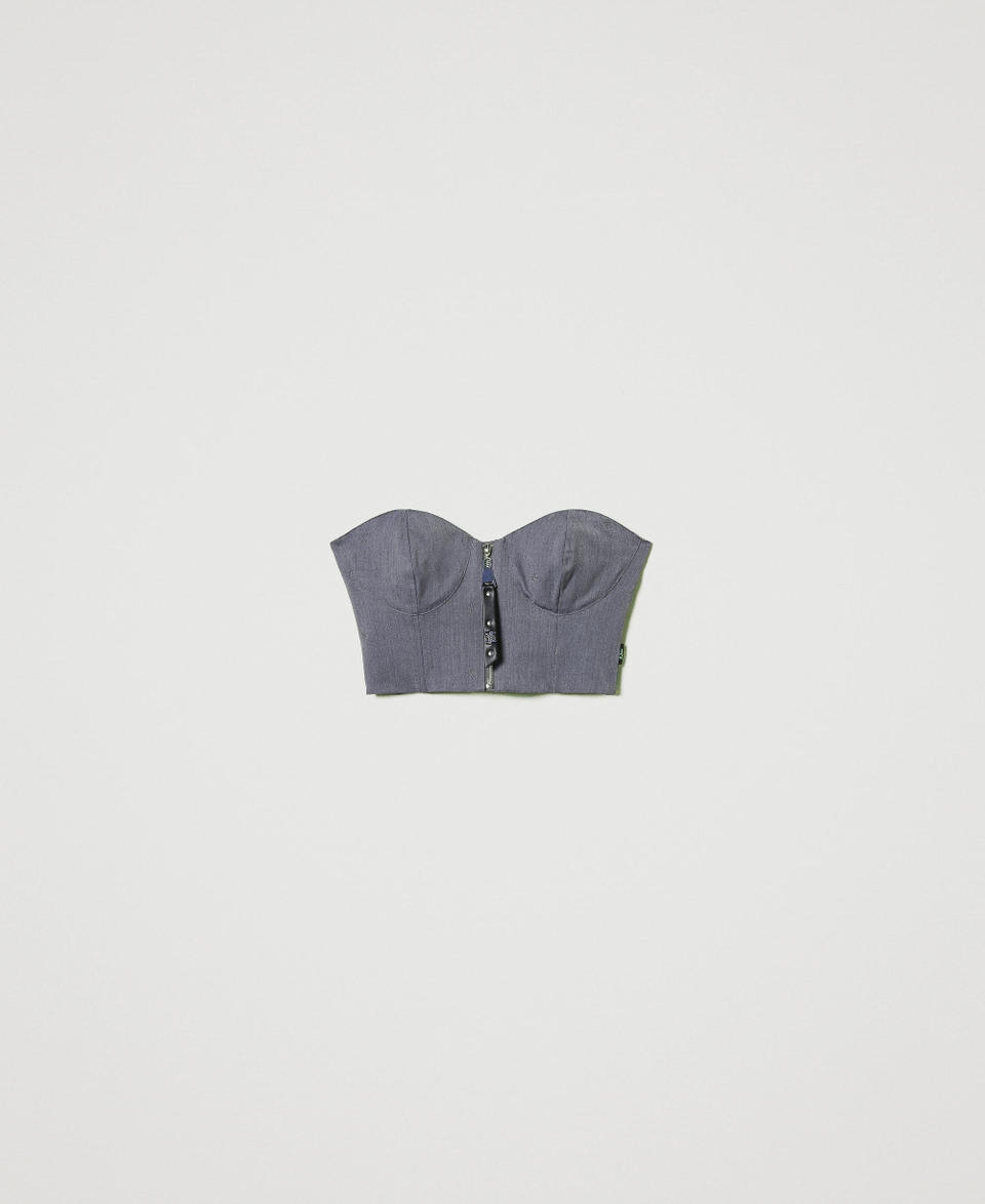Twin Set Bustino MYFO con ricamo Sconto