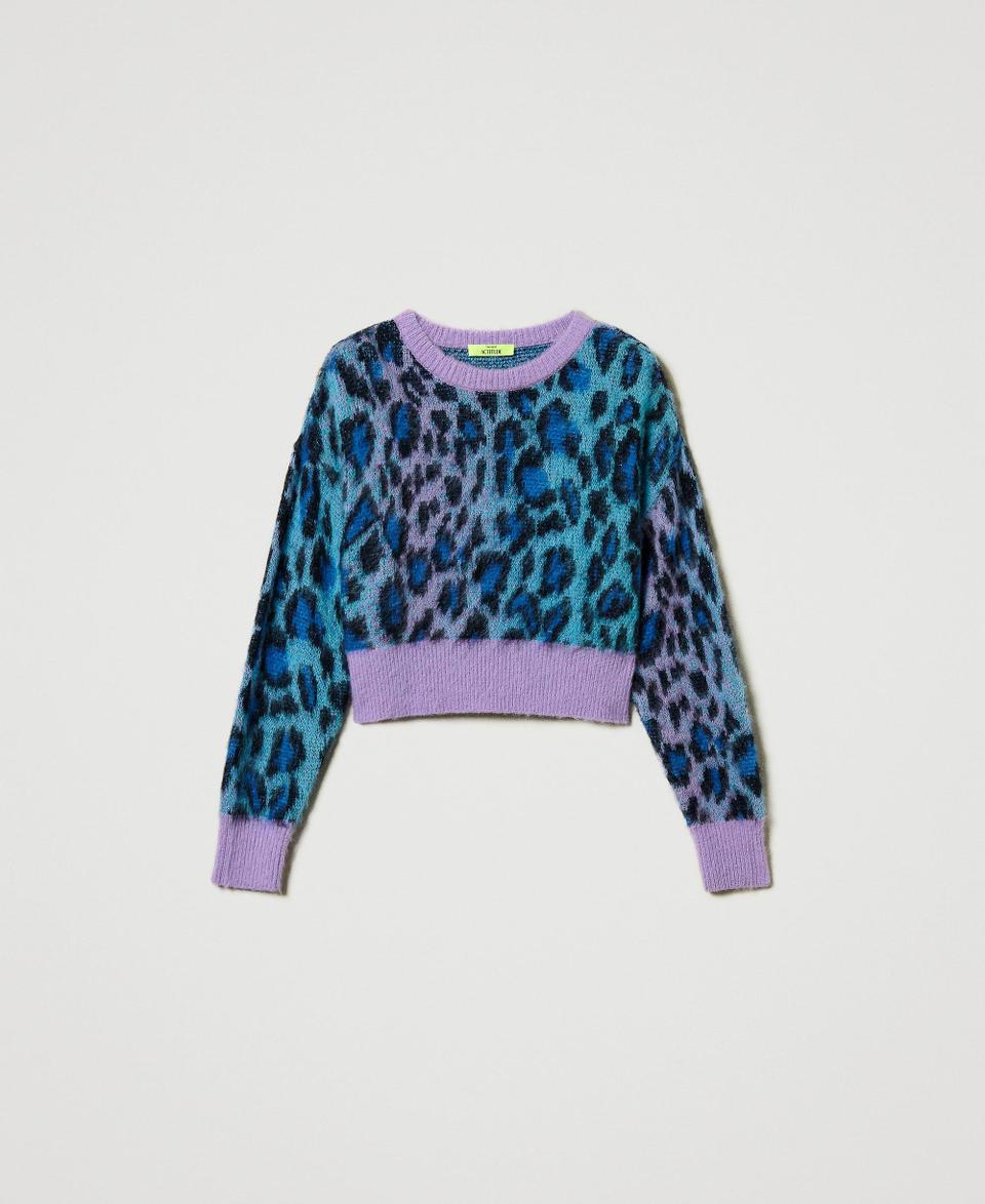 Twin Set Maglia boxy MYFO in maglia jacquard Economico