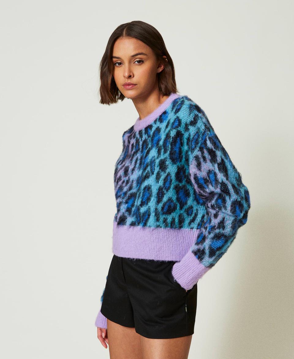 Twin Set Maglia boxy MYFO in maglia jacquard Economico