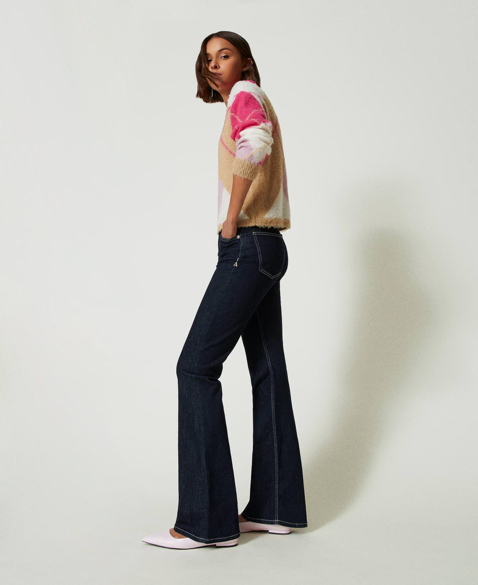 Twin Set Jeans flare cinque tasche In Saldo