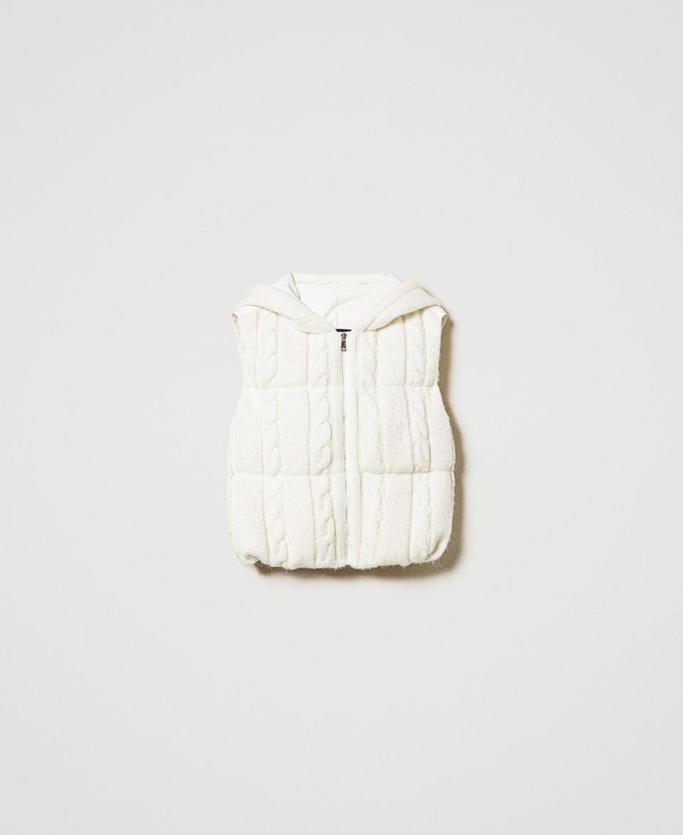 Twin Set Gilet imbottito con trecce Moda