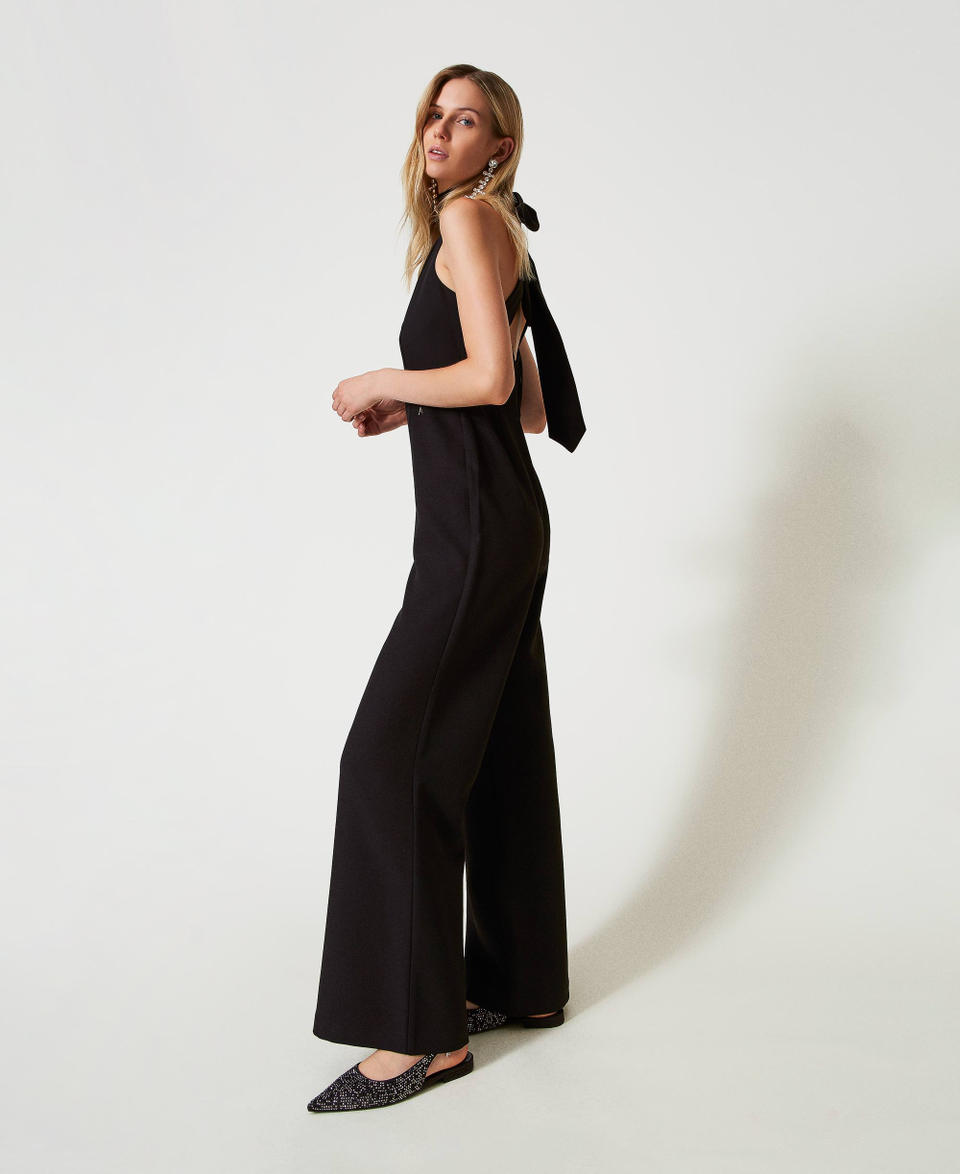 Twin Set Tuta halter in crêpe cady Spedizione gratuita