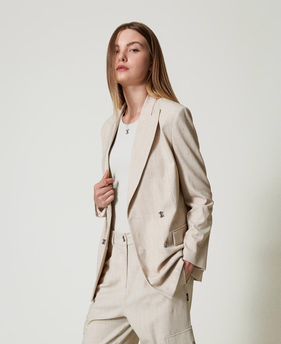 Twin Set Giacca blazer MYFO con ricamo Offerta speciale