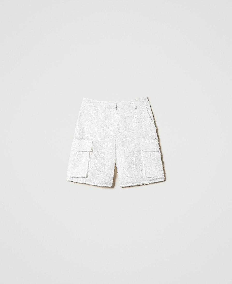 Twin Set Shorts in full paillettes Offerta esclusiva