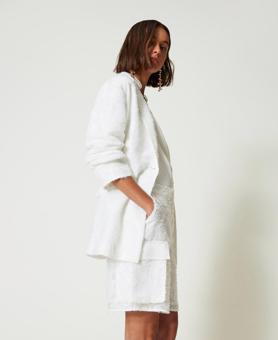 Twin Set Shorts in full paillettes Offerta esclusiva