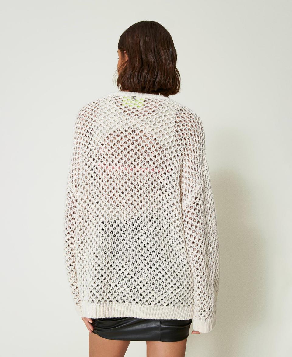 Twin Set Maglia over MYFO a rete con lurex Black Friday