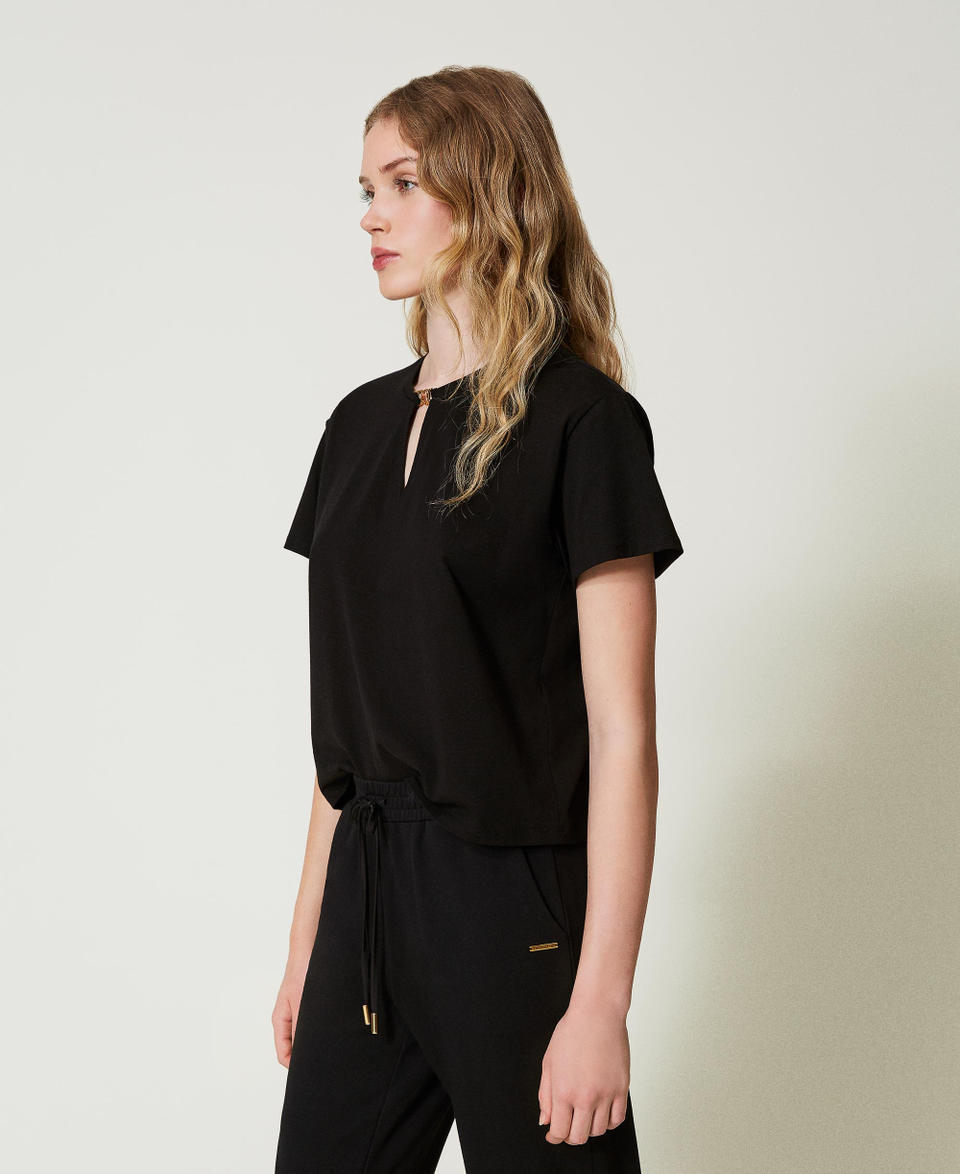 Twin Set T-shirt con morsetto a cuore Offerta migliore