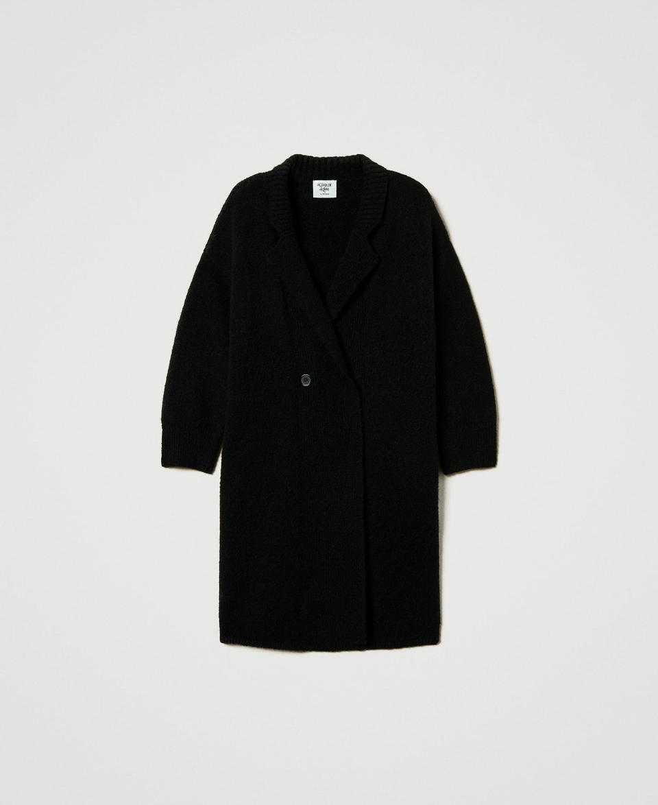 Twin Set Cappotto in filato riciclato bouclé Offerte giornaliere
