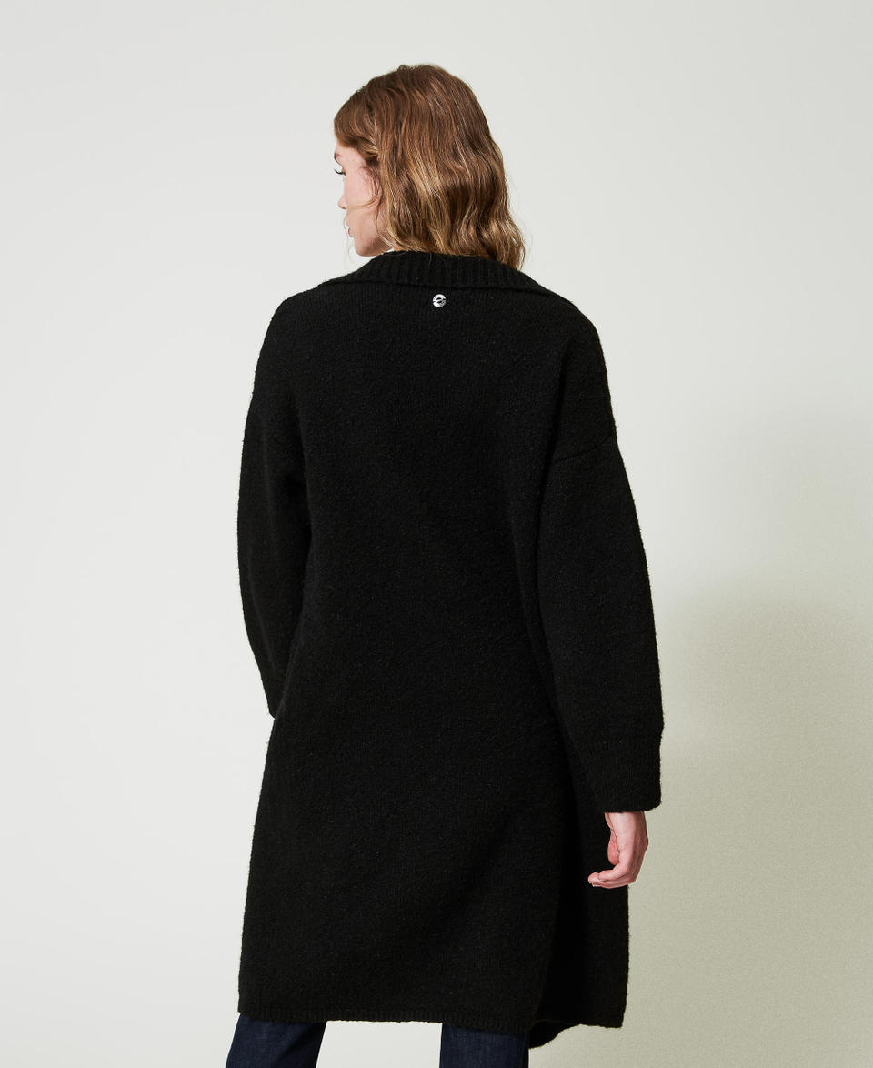 Twin Set Cappotto in filato riciclato bouclé Offerte giornaliere