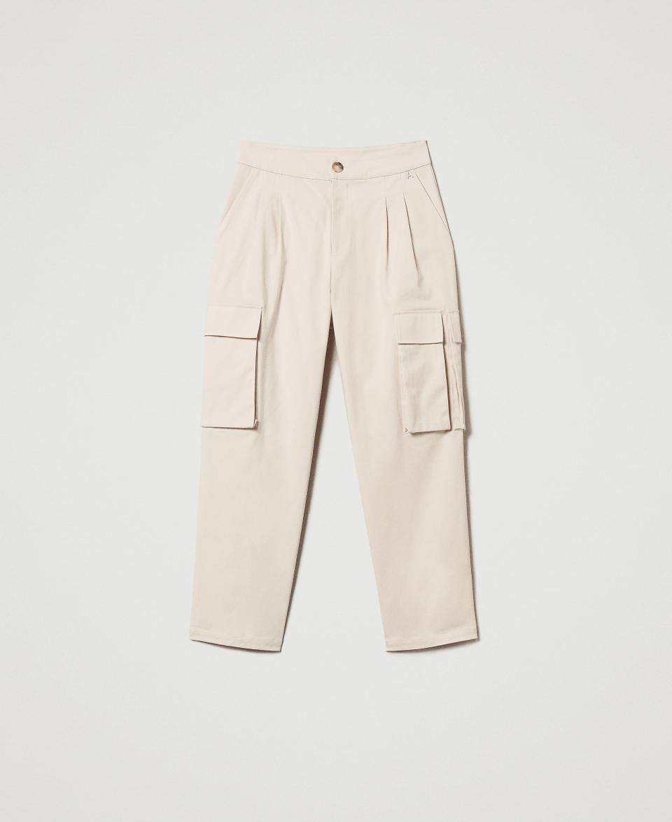 Twin Set Pantaloni cargo con tasche asimmetriche Offerte speciali