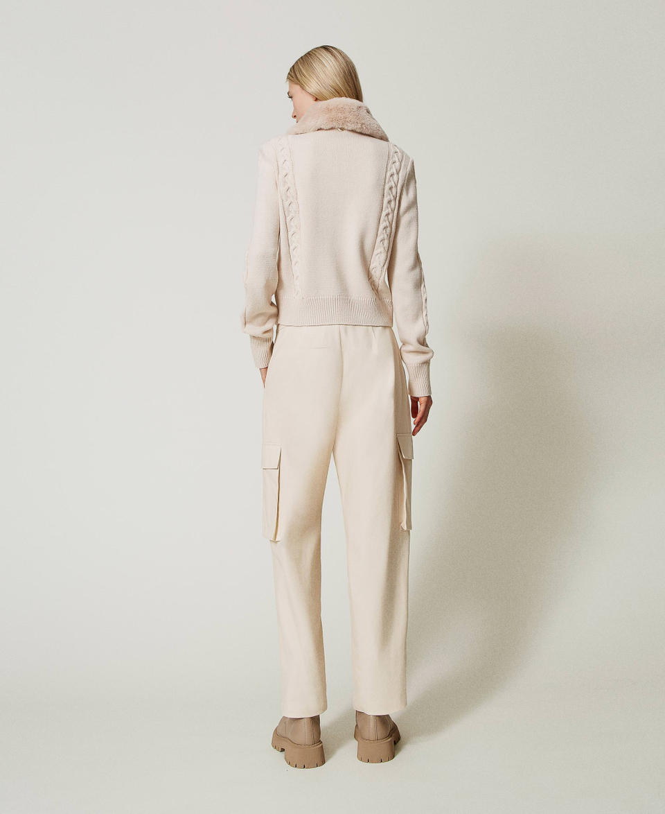 Twin Set Pantaloni cargo con tasche asimmetriche Offerte speciali