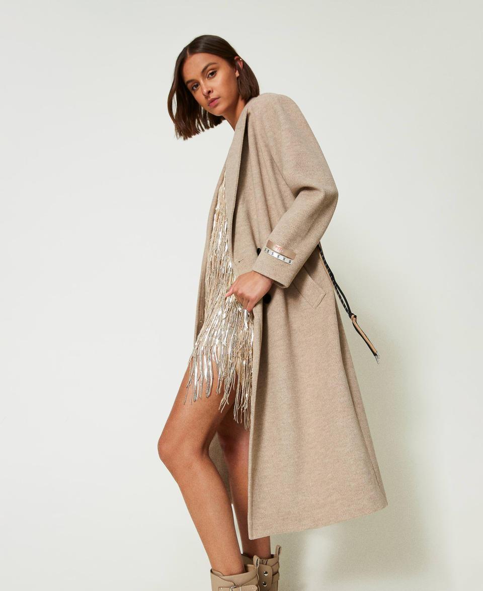 Twin Set Cappotto MYFO in panno diagonale Enormi risparmi