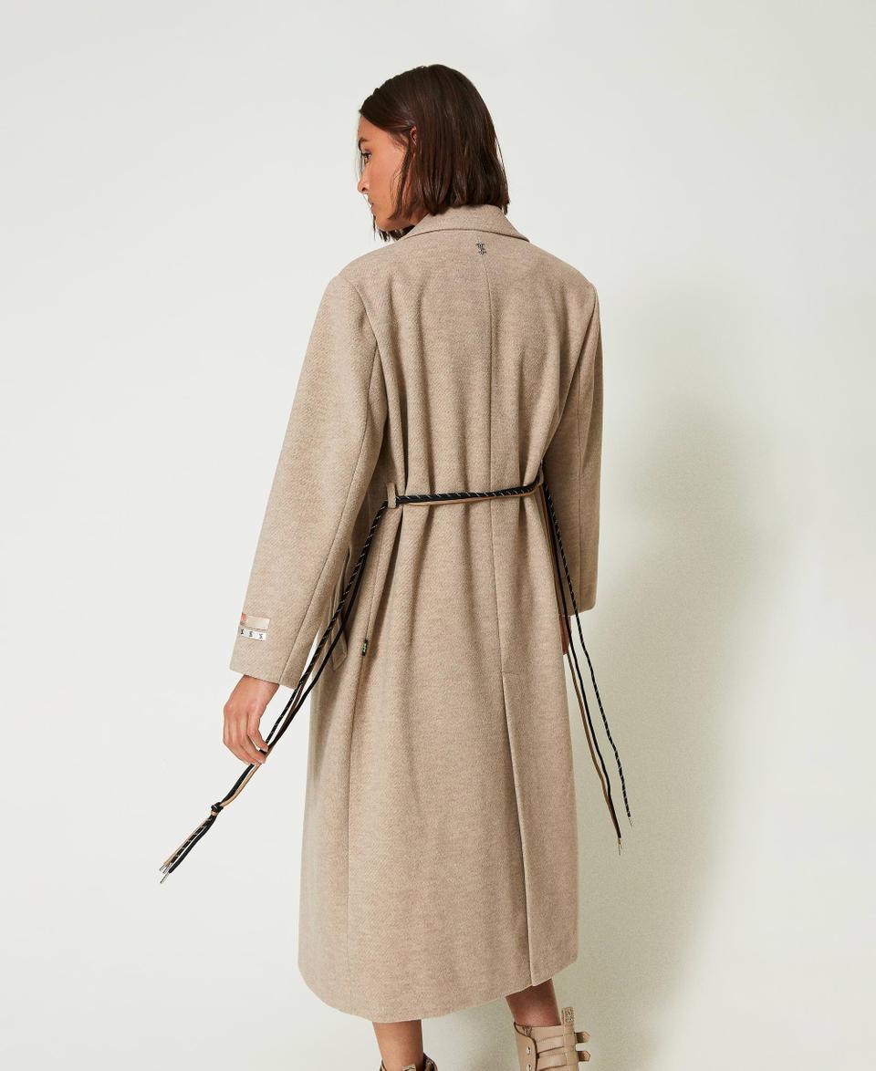 Twin Set Cappotto MYFO in panno diagonale Enormi risparmi