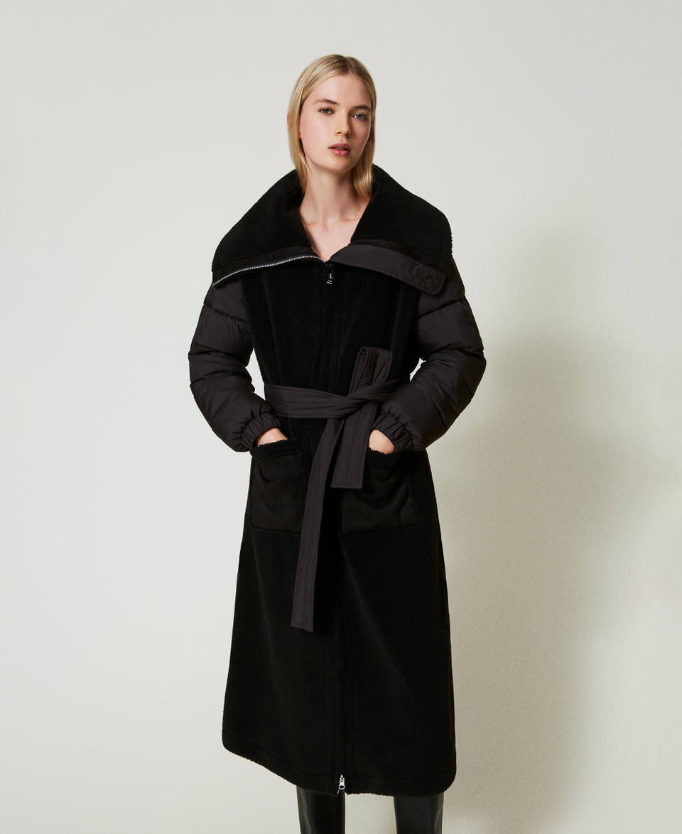 Twin Set Cappotto imbottito in faux fur Super Saving Price