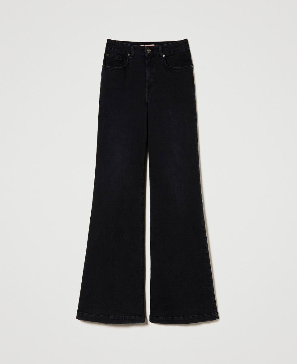 Twin Set Jeans flare a vita alta Latest stili
