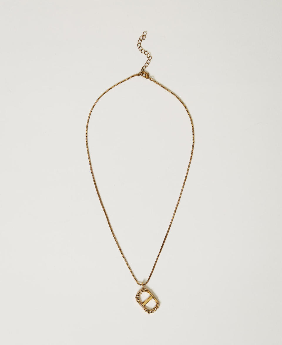 Twin Set Collana con Oval T floreale Convenienza