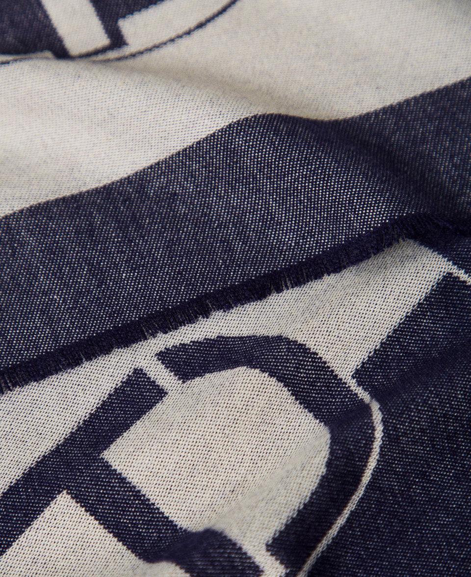 Twin Set Kefiah jacquard con logo Online