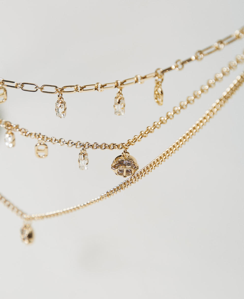 Twin Set Collana multifilo con pendenti Saldi