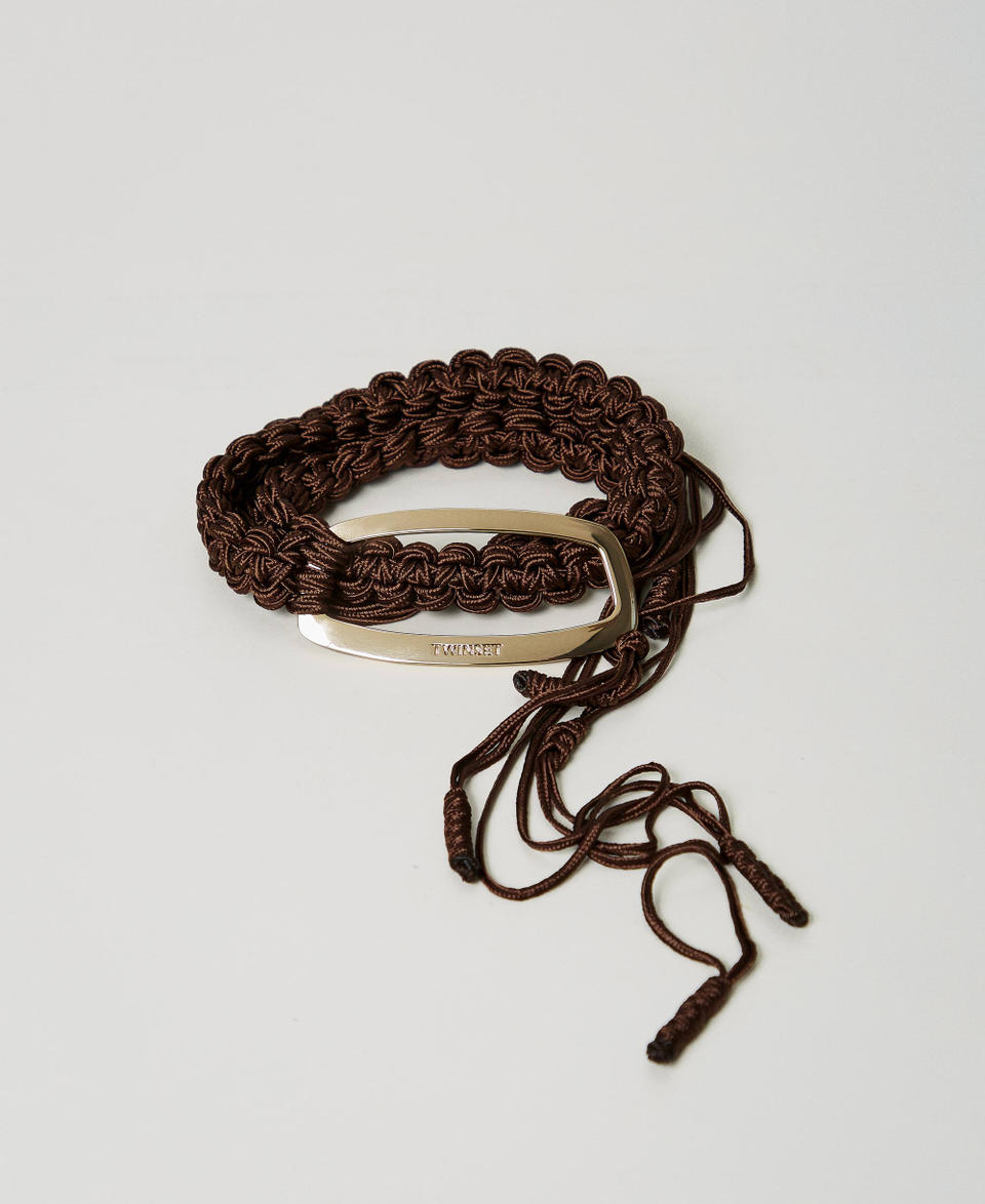 Twin Set Cintura crochet con fibbia logata Saldi Di Fabbrica