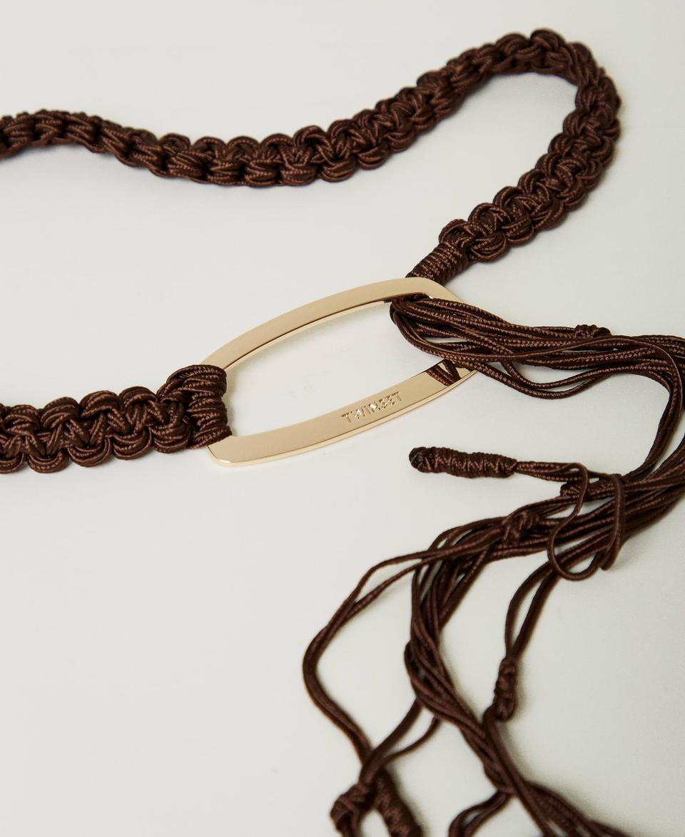 Twin Set Cintura crochet con fibbia logata Saldi Di Fabbrica