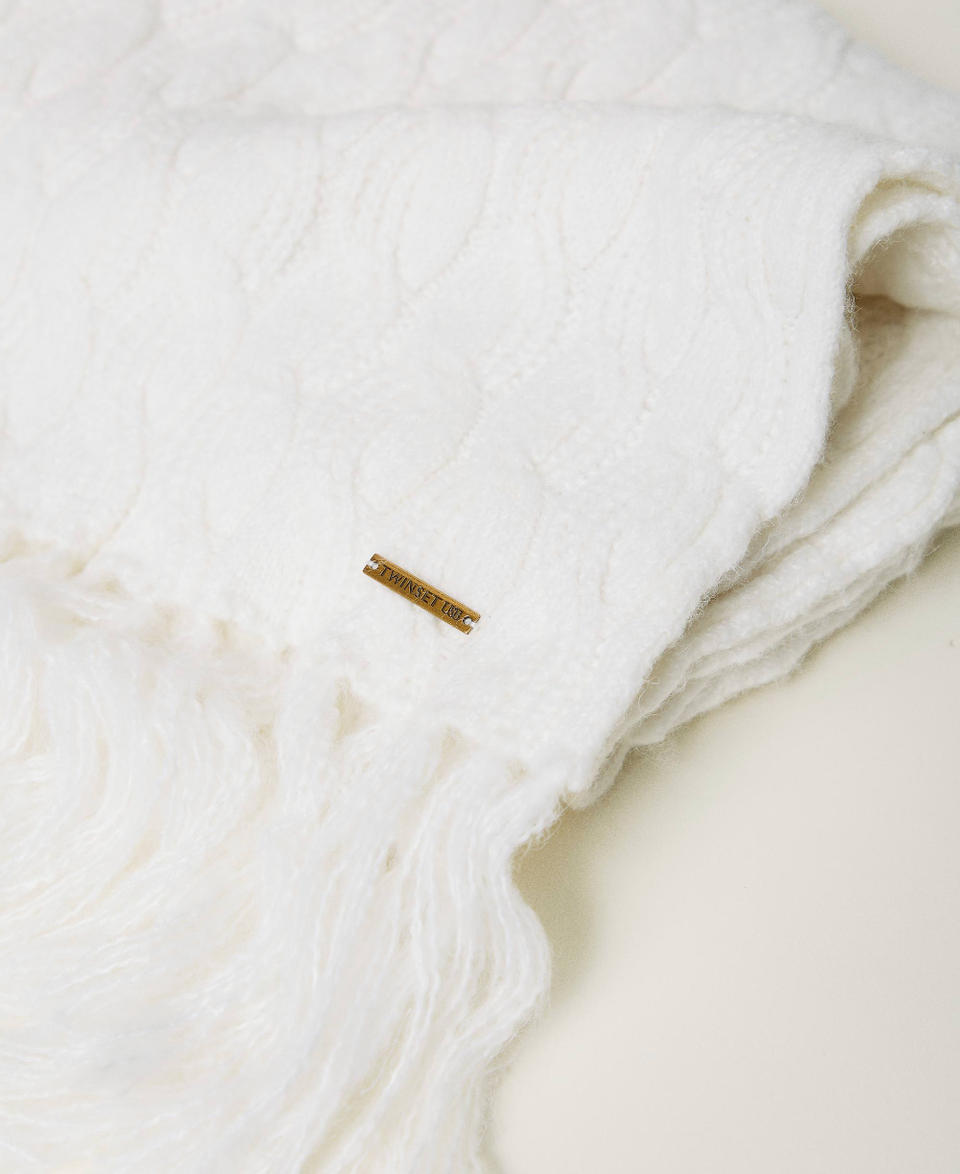Twin Set Sciarpa in maglia a trecce Nuova