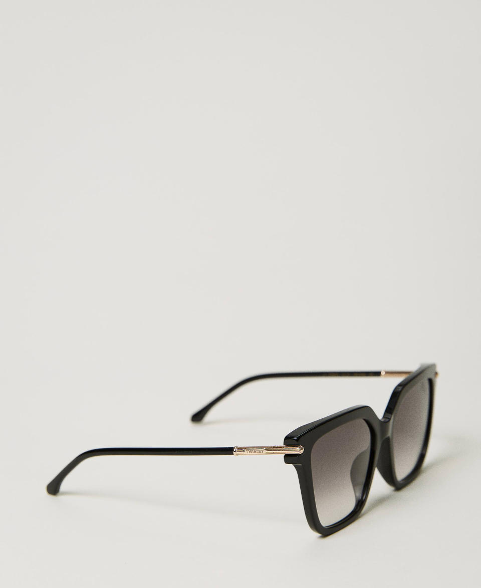 Twin Set Occhiali da sole geometrici con logo Shopping online