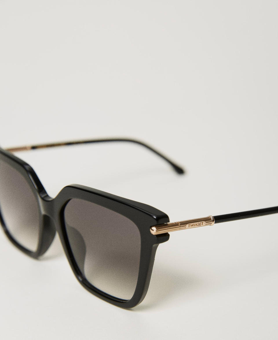 Twin Set Occhiali da sole geometrici con logo Shopping online