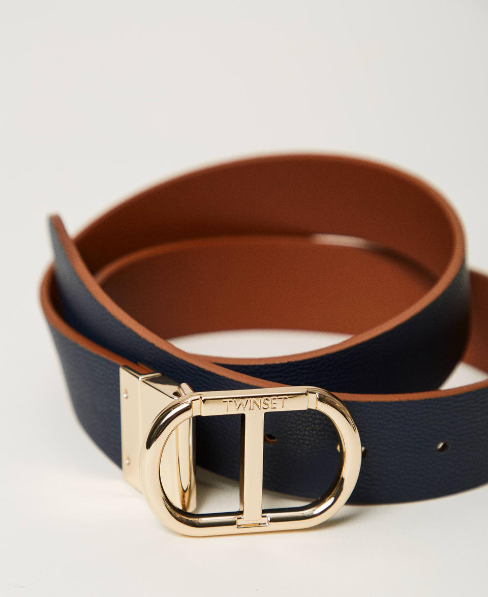 Twin Set Cintura reversibile con fibbia Oval T a scatto Offerta Anniversario