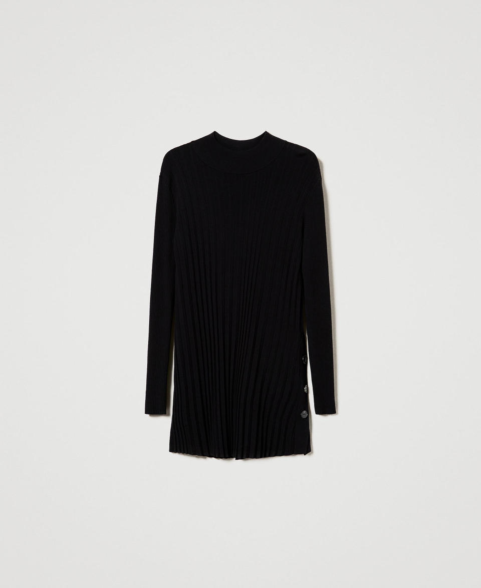 Twin Set Maxi maglia plissé con bottoni Prezzo basso