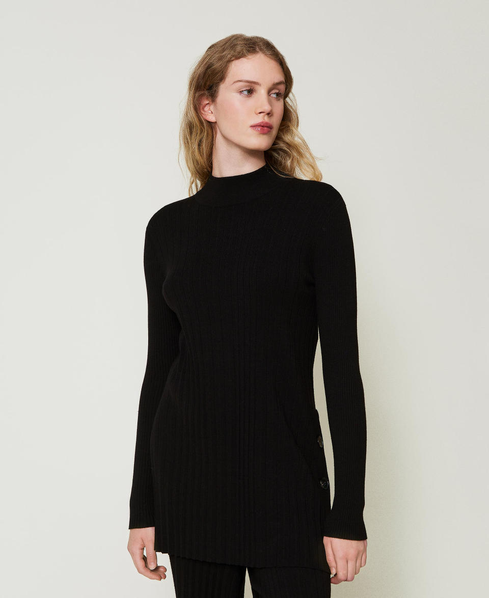 Twin Set Maxi maglia plissé con bottoni Prezzo basso