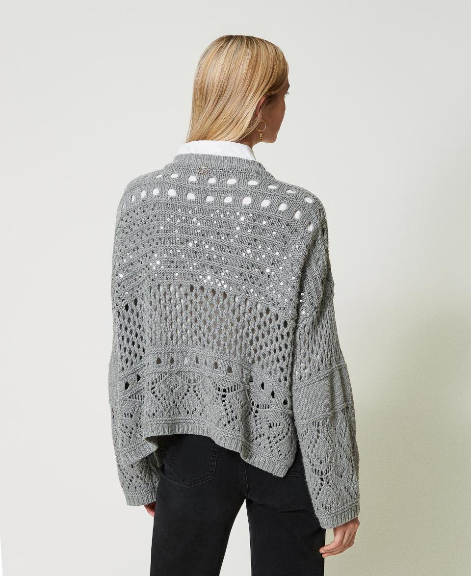 Twin Set Maglia in misto lana con paillettes Rilascio limitato