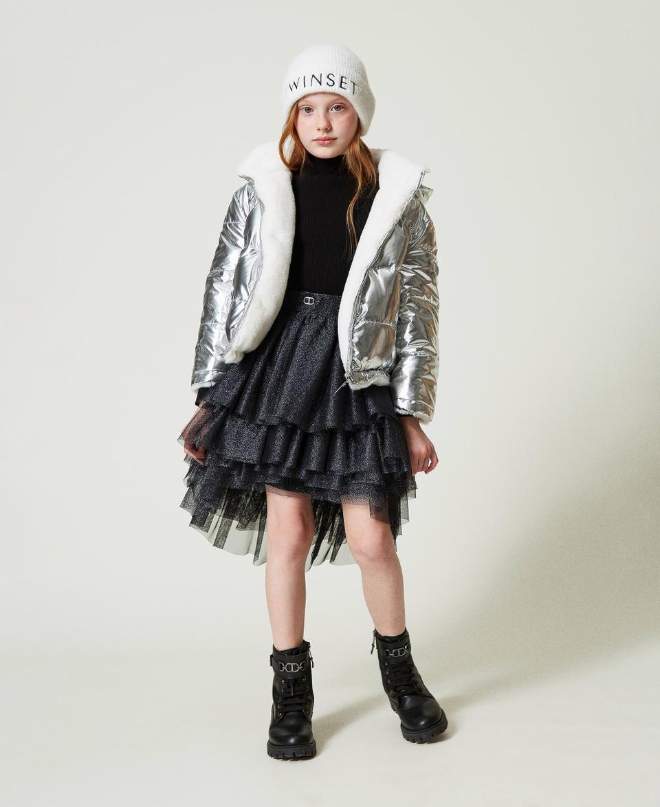Twin Set Giacca reversibile in faux fur Promozione temporanea