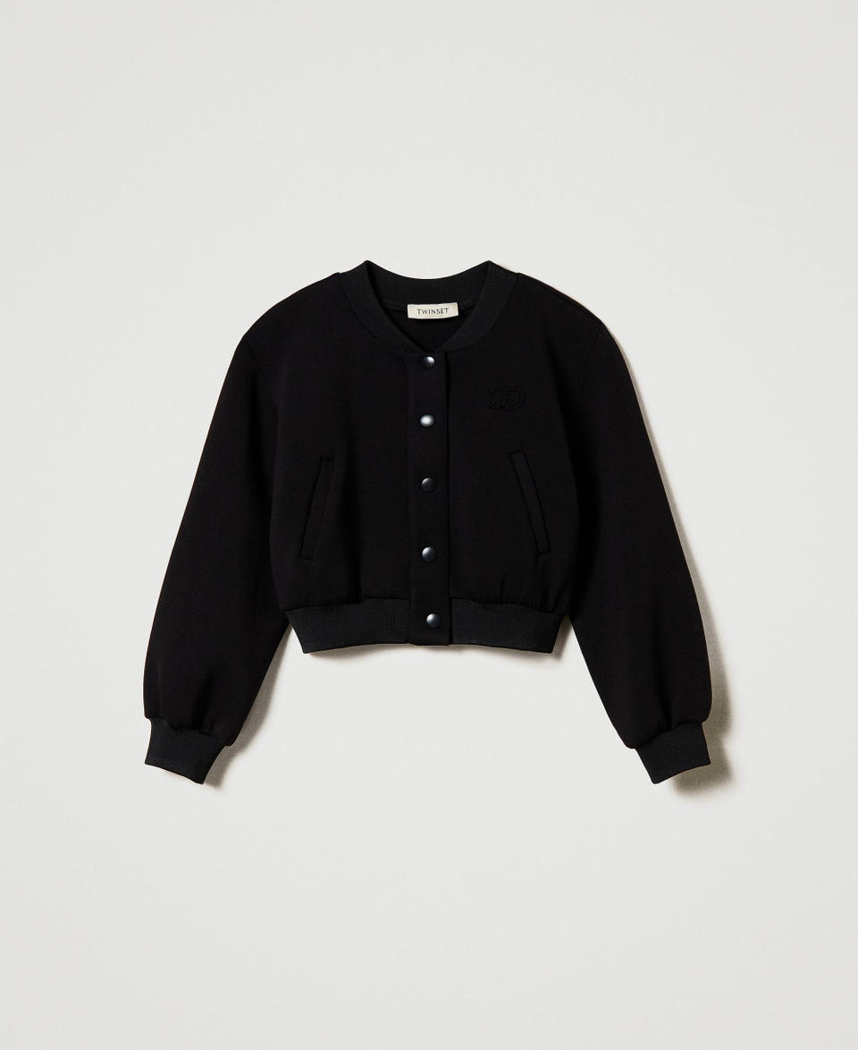 Twin Set Bomber in tessuto scuba Fino al 60% di sconto