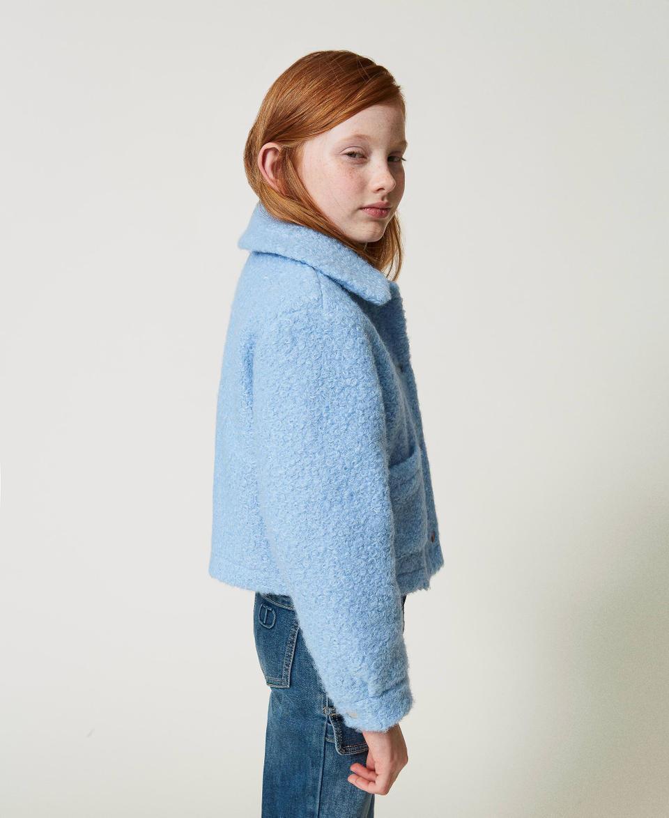 Twin Set Giacca corta in panno curly 50% di sconto con spedizione gratuita