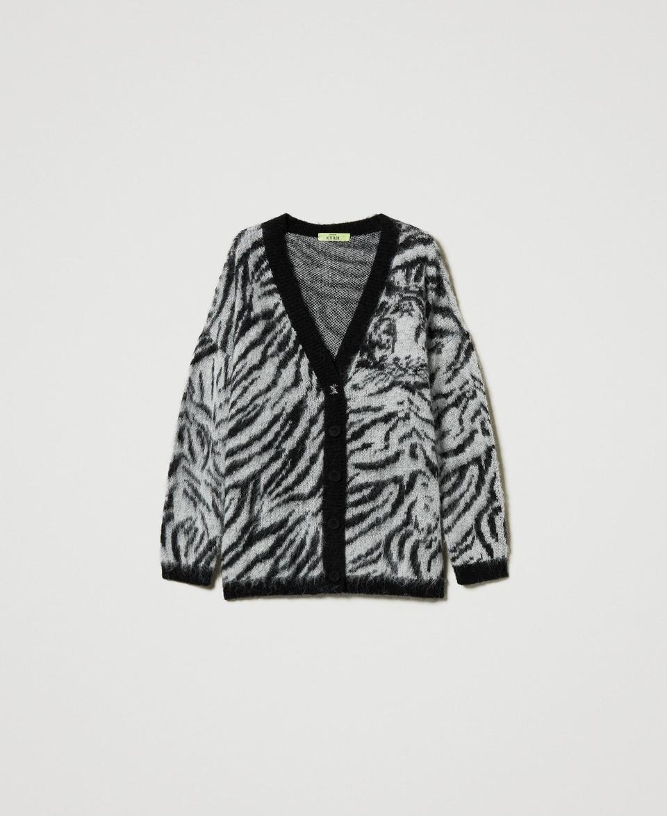 Twin Set Cardigan MYFO jacquard animalier 50% di sconto per tempo limitato
