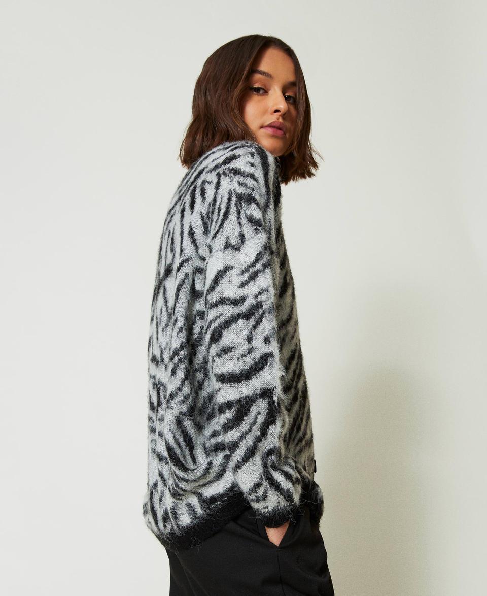 Twin Set Cardigan MYFO jacquard animalier 50% di sconto per tempo limitato