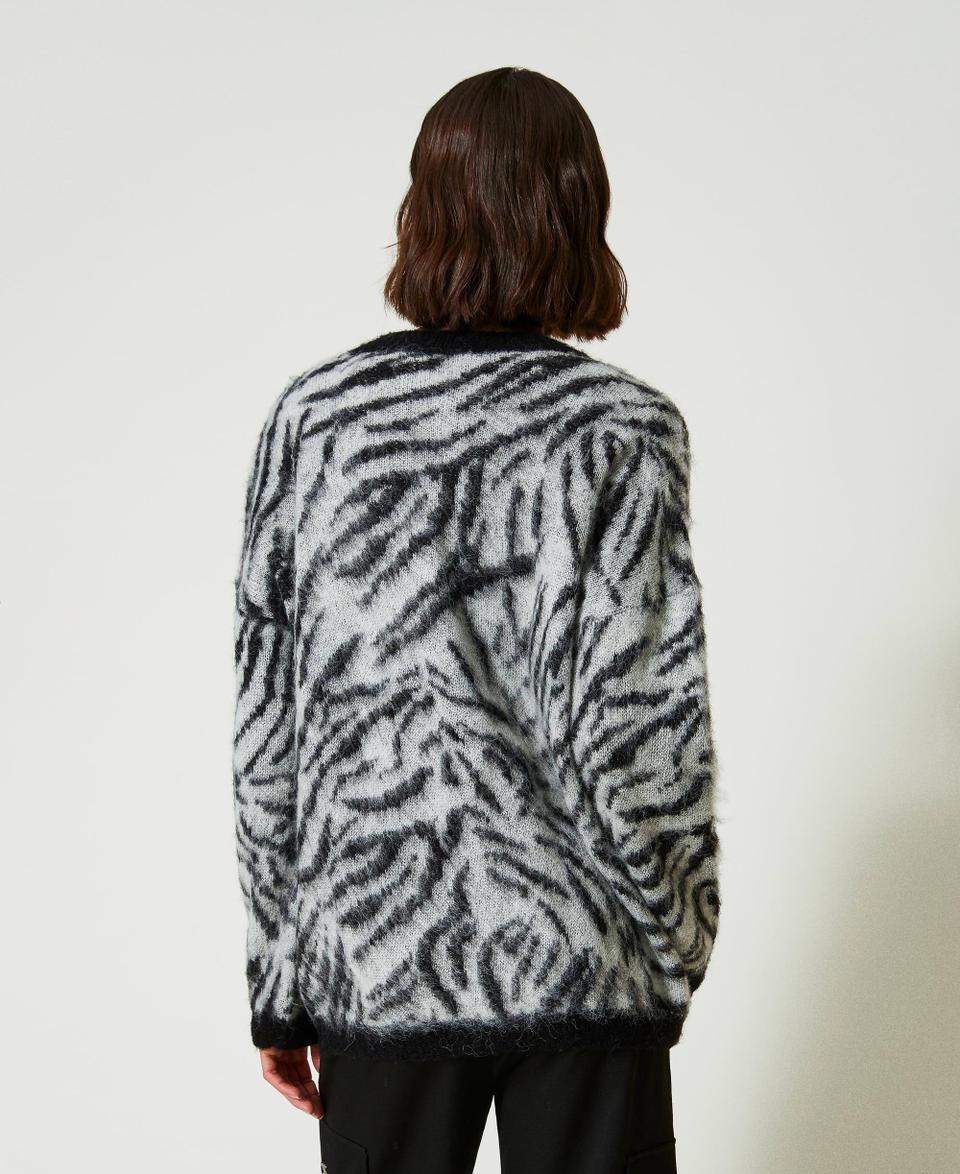 Twin Set Cardigan MYFO jacquard animalier 50% di sconto per tempo limitato