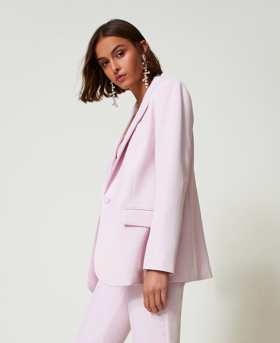 Twin Set Giacca blazer in crêpe cady Italy