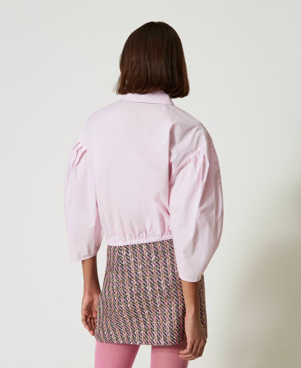 Twin Set Camicia boxy con cravattino In Linea
