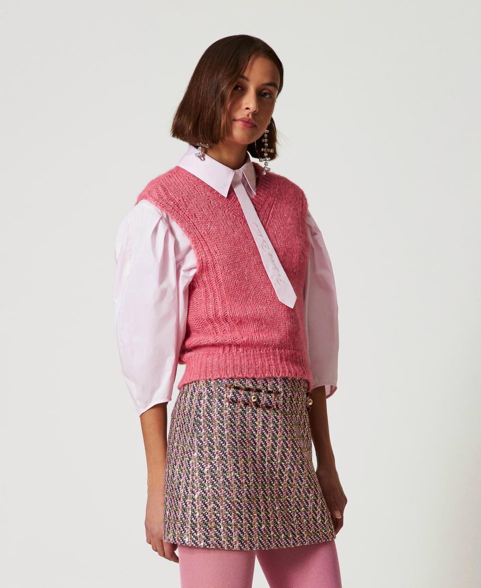 Twin Set Minigonna in bouclé e lurex Qualità Garantita