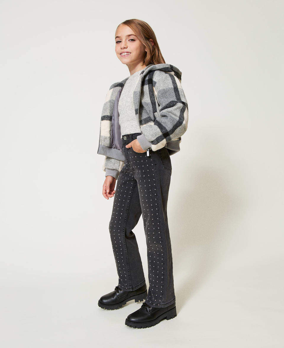 Twin Set Jeans cinque tasche con borchie Offerte
