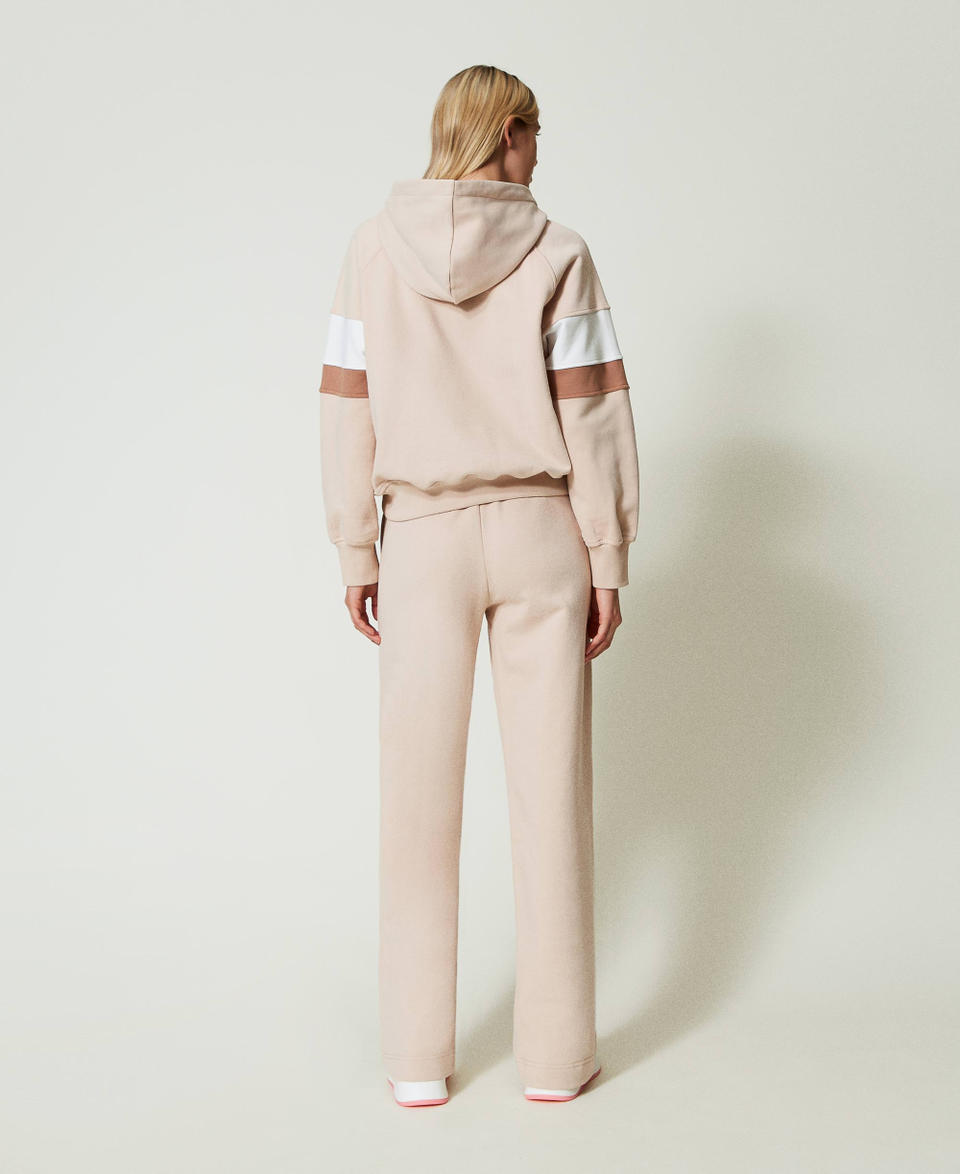 Twin Set Felpa con cappuccio e pantaloni a palazzo Shopping online