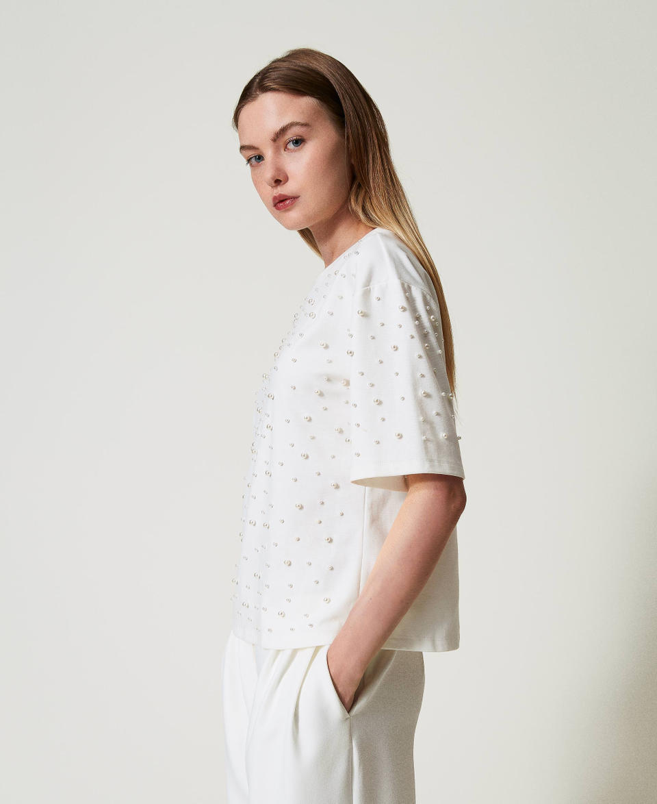Twin Set T-shirt con perle Enormi risparmi