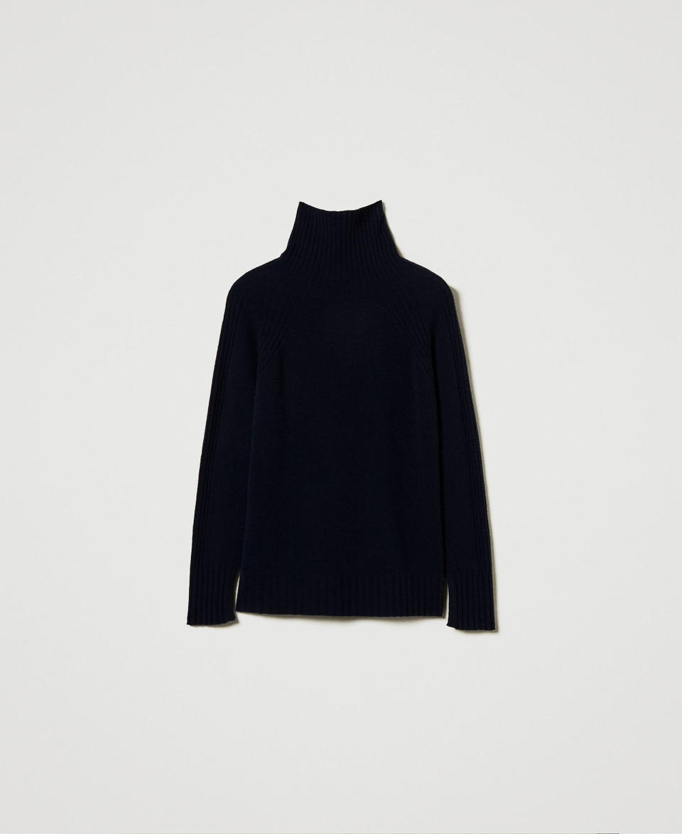 Twin Set Maglia dolcevita in lana e cashmere Sostegno trimestrale