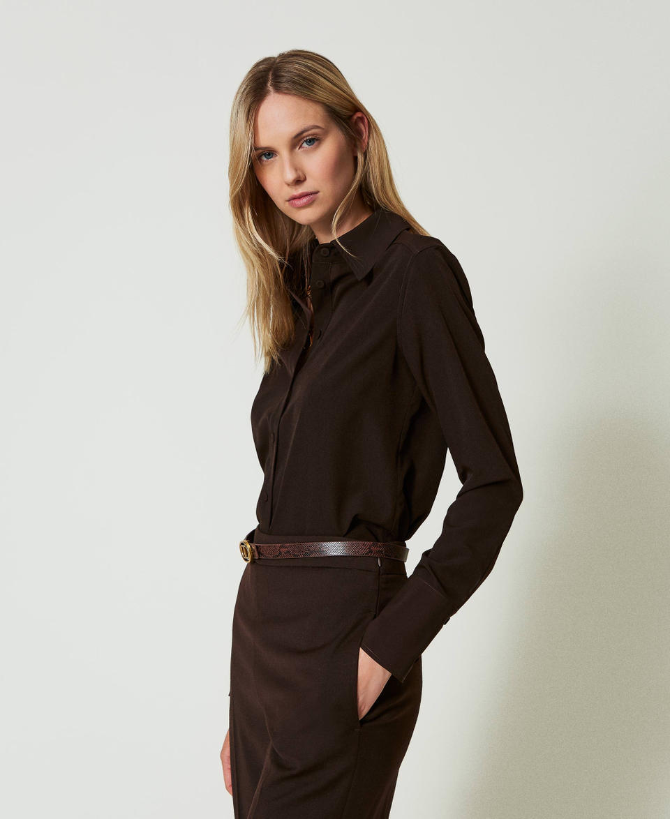 Twin Set Camicia in crêpe de Chine 2025