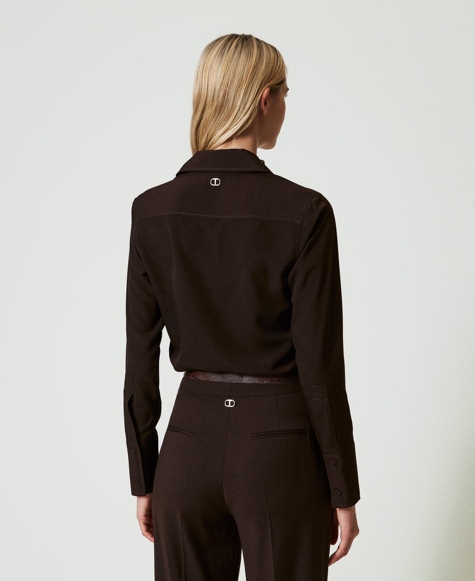 Twin Set Camicia in crêpe de Chine 2025