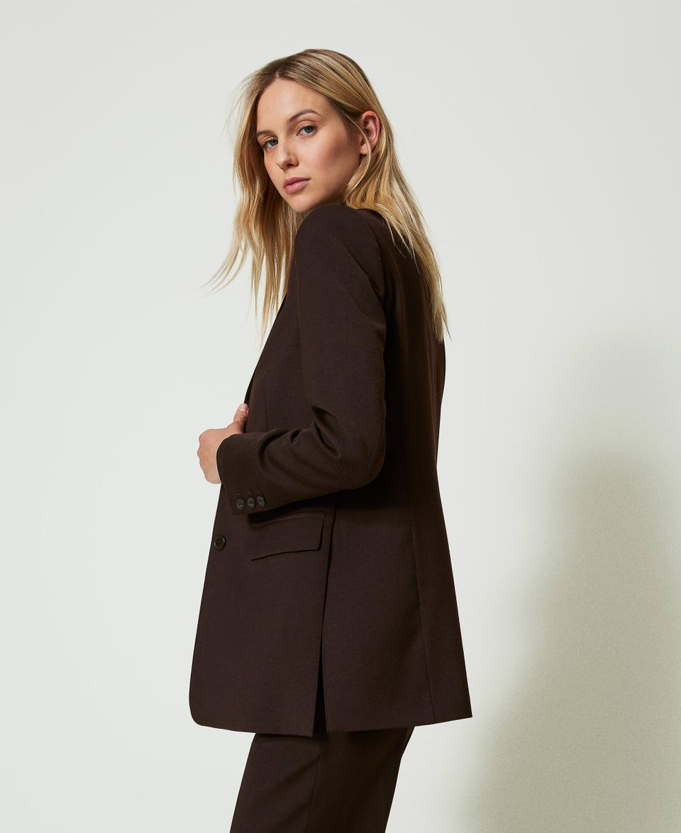 Twin Set Giacca blazer in lana stretch Italia