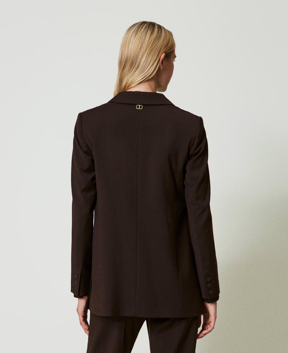 Twin Set Giacca blazer in lana stretch Italia